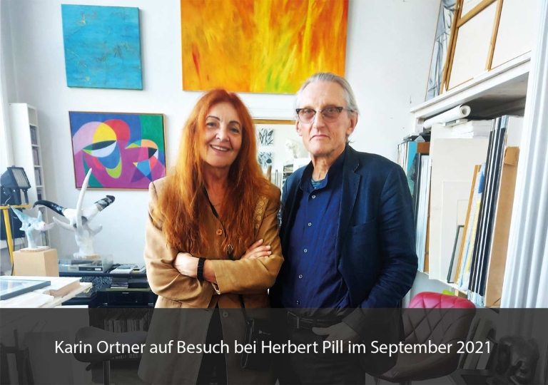 Karin Ortner auf Besuch bei Herbert Pill