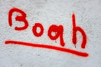 Bornemann Dieter, "Boah" aus der Serie "a few words"