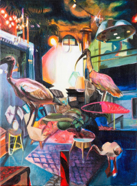 Dickie Merlin, "Strange pattons of birds moving"